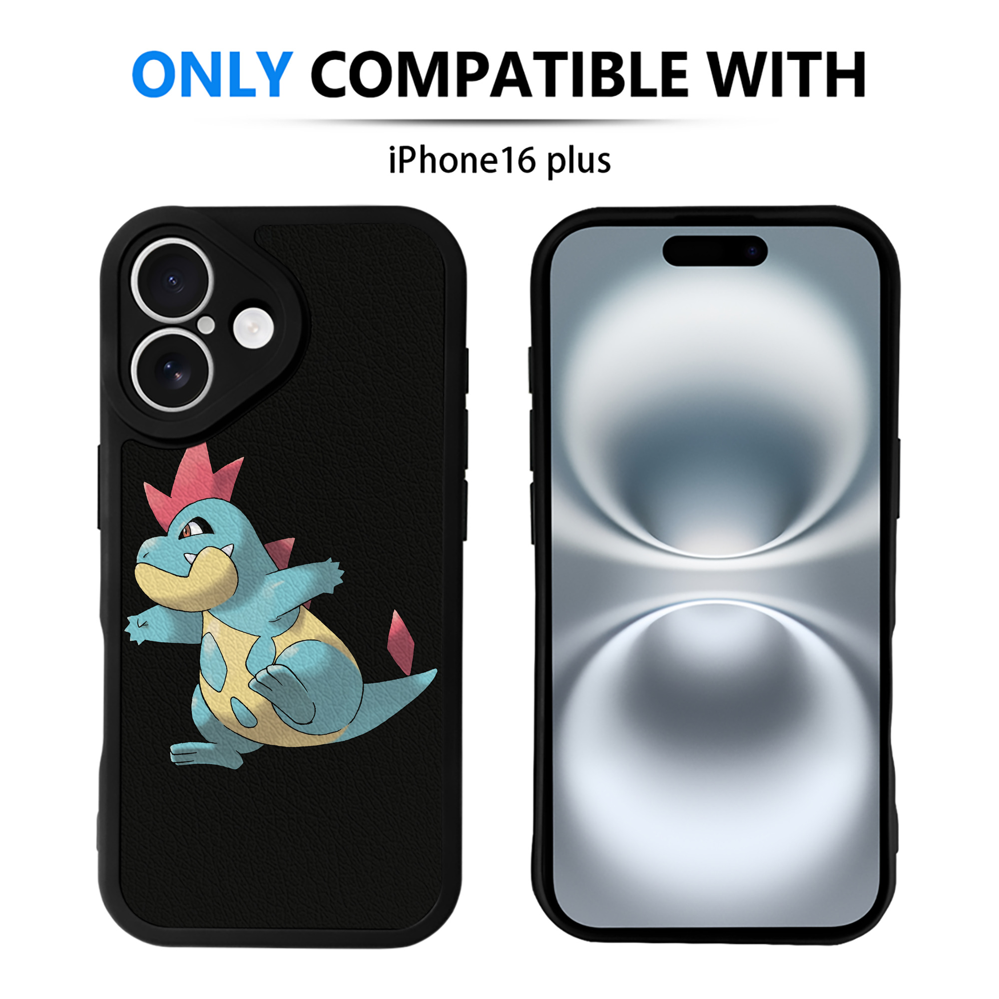 （画像用） ポケットモンスター Pokémon 【iPhone 16シリーズ対応】シリコンスマホケース（レザー調） 材質：シリコン